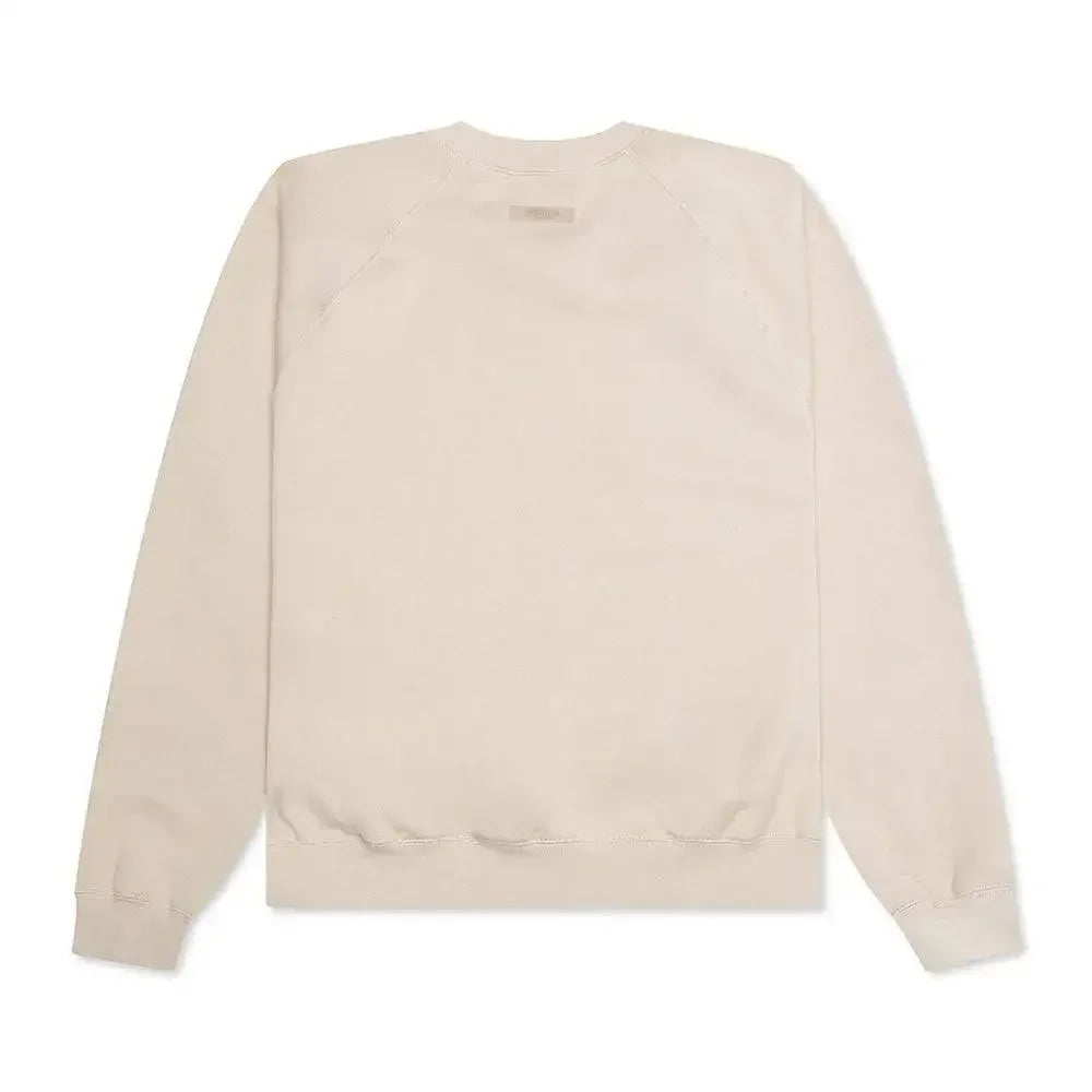 Fear of God Essentials 1977 Logo Crewneck Wheat - AFV Clothes