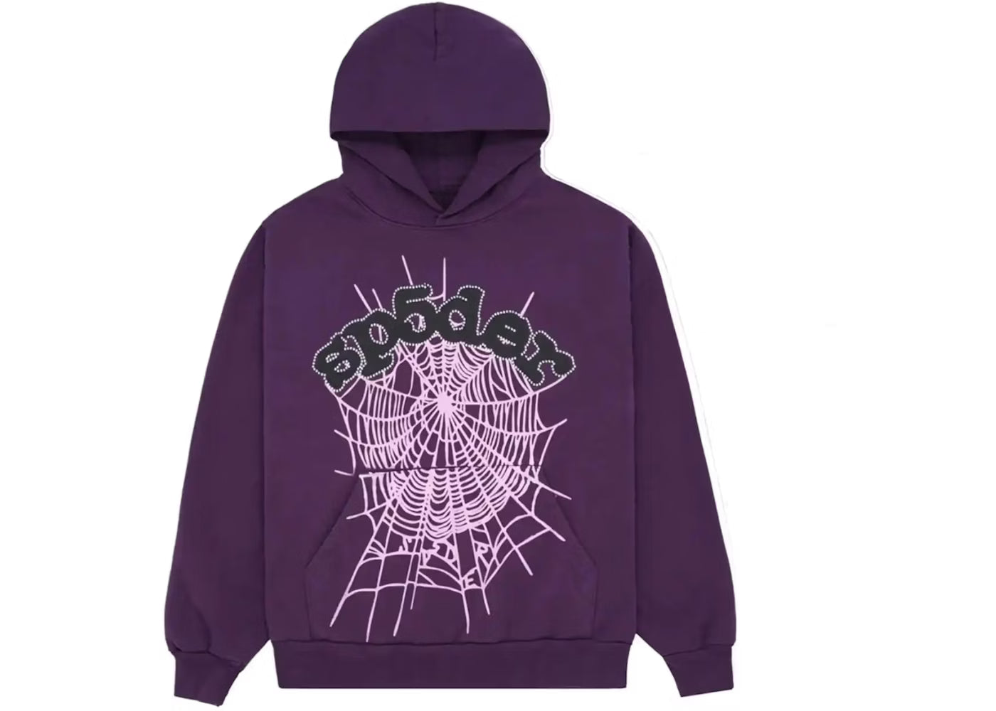 Sp5der OG Web V2 Hoodie Purple – AFV Clothes