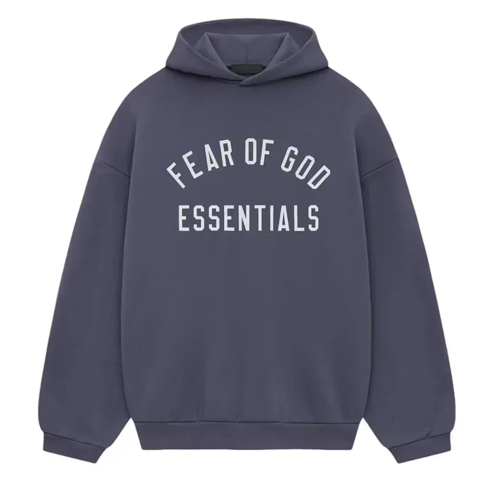 Fear of God Essentials Fleece Hoodie Marine