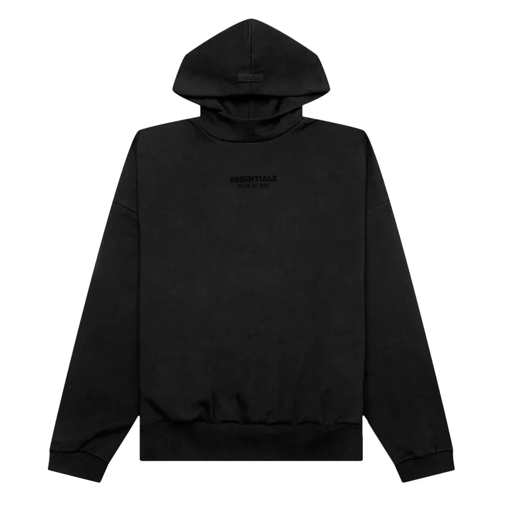 Fear of God Essentials Hoodie Jet Black FW23