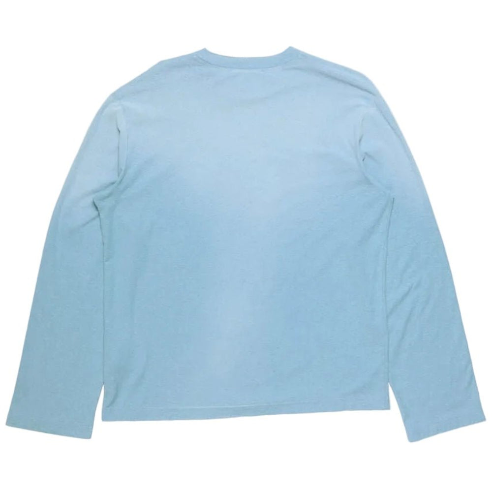 Acne Sprayed 1996 Logo Long Sleeve T-shirt Corn Flower Blue secondary product view