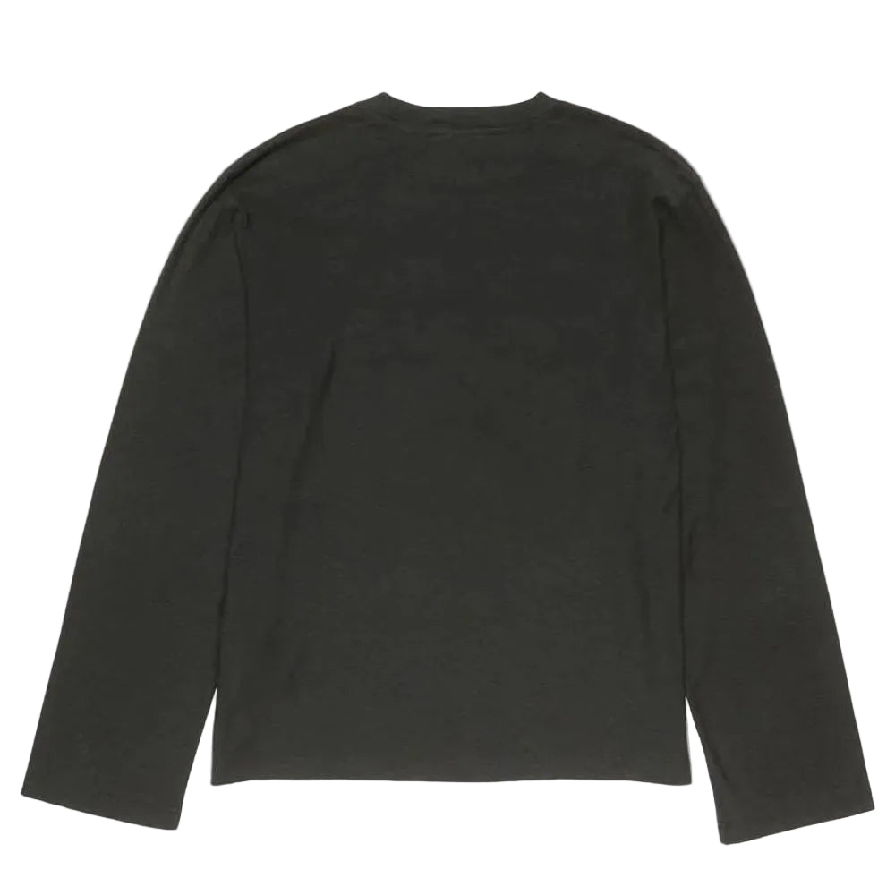 Acne Studios 1996 Logo Long Sleeve Relaxed Fit Black alternate view showing the sprayed finish