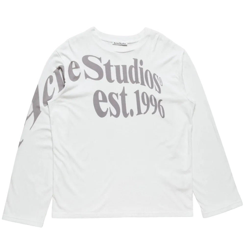Acne Studios Relaxed graphic t-shirt Off white - AFewVibe