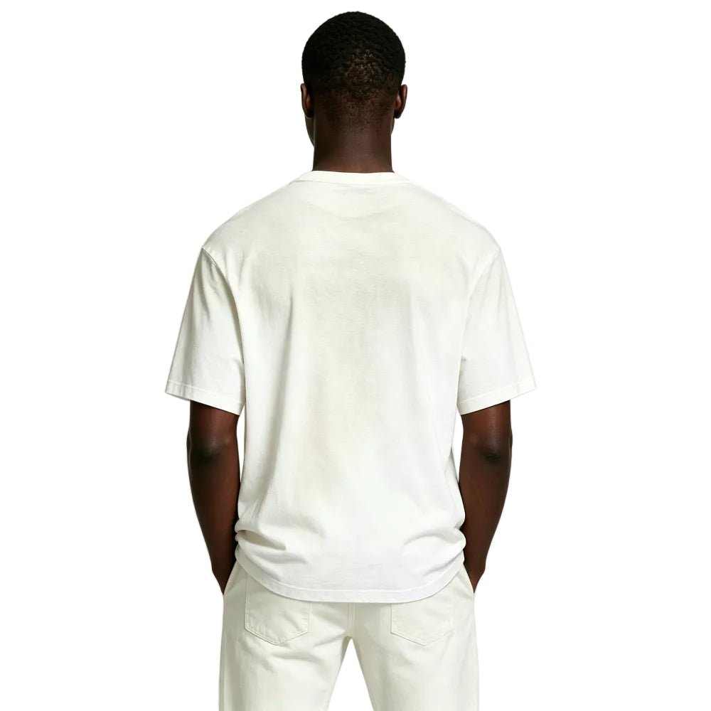 Acne Studios Sprayed 1996 Logo T-shirt Dusty White - Afewvibe