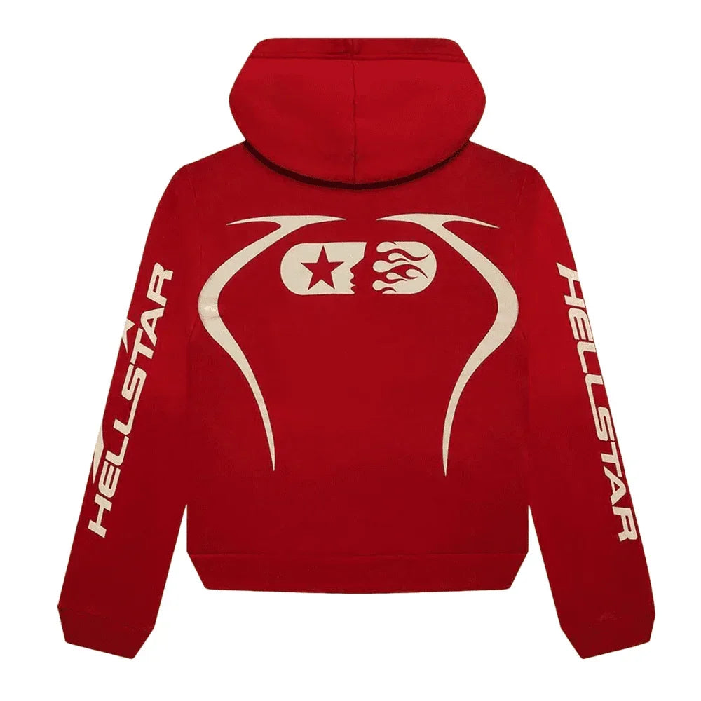Hellstar Sport Hoodie Red - AFV Clothes