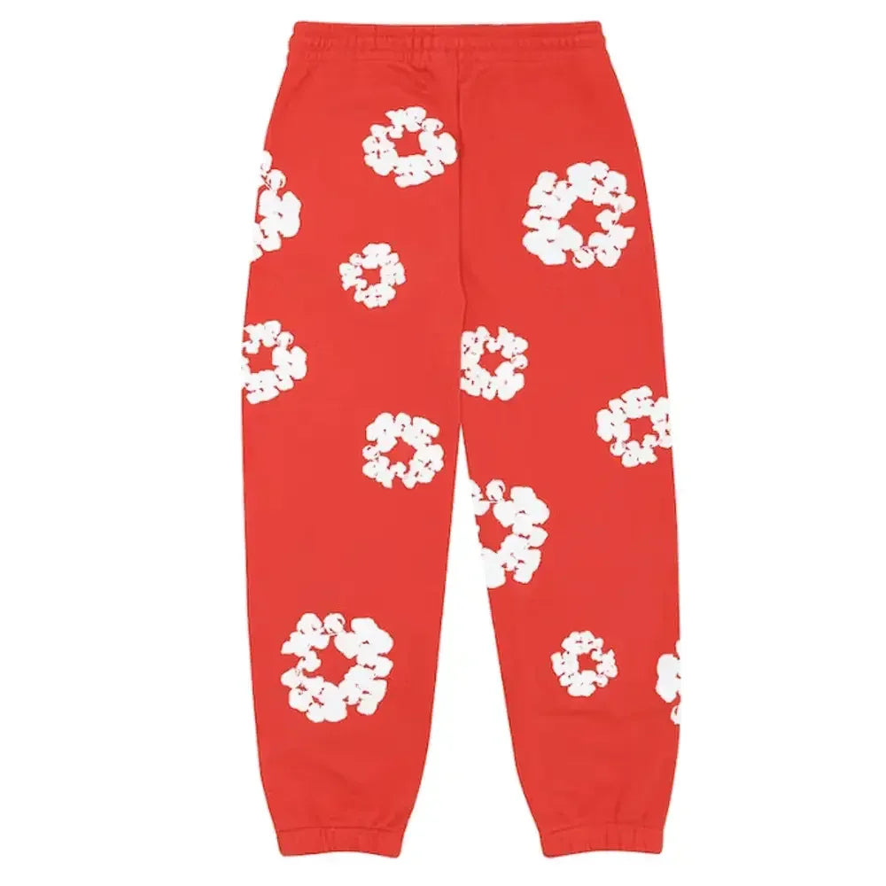 Denim Tears The Cottonwreath Sweatpant Red - AFV Clothes