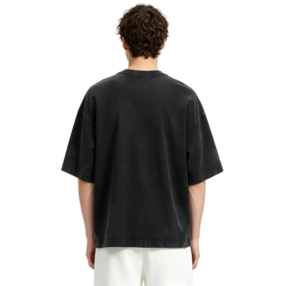 Alexander Wang Eastern Medicine Graphic Short Sleeve Tee Washed Black - Afewvibe