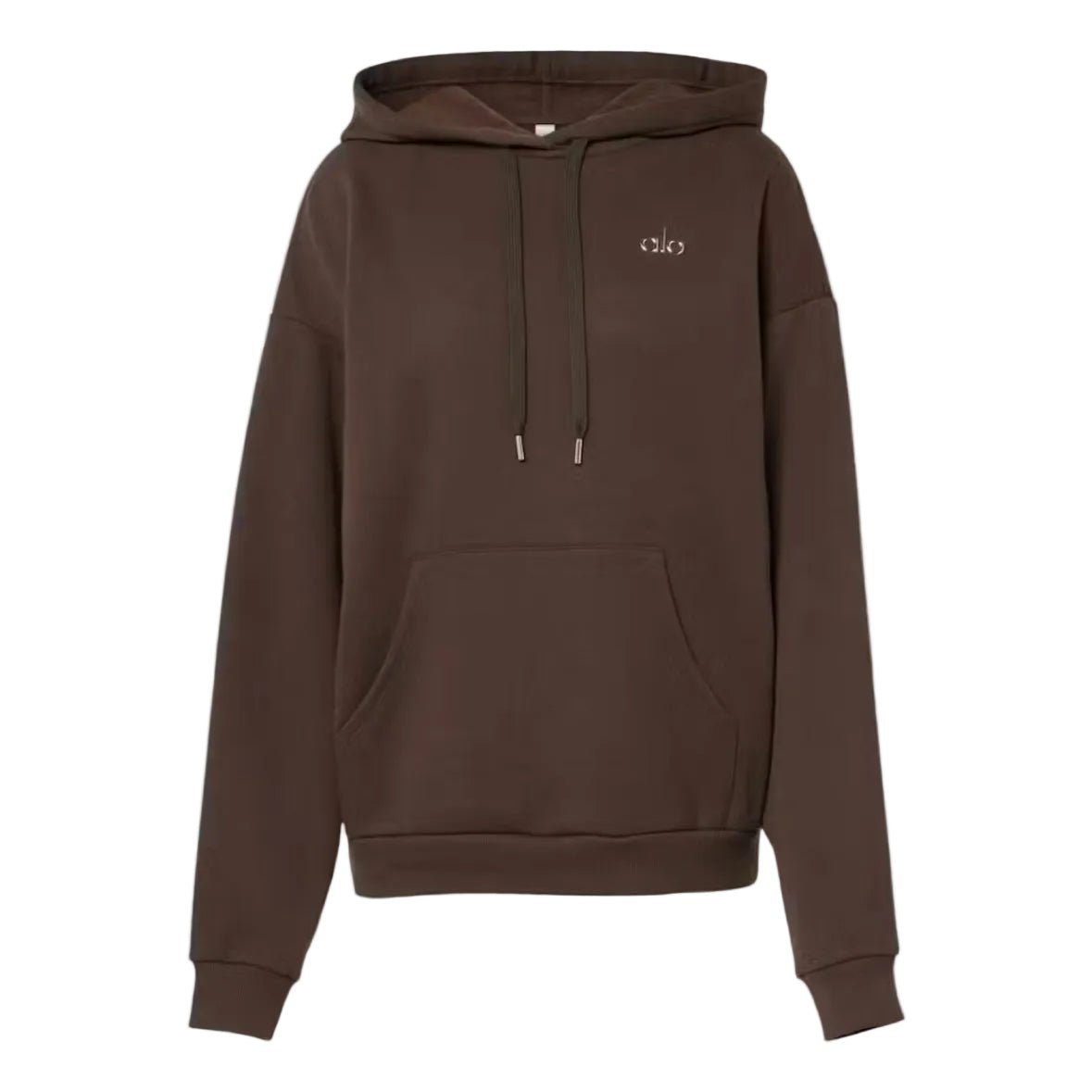 Alo Yoga Accolade Cotton Blend Hoodie Espresso - AFewVibe