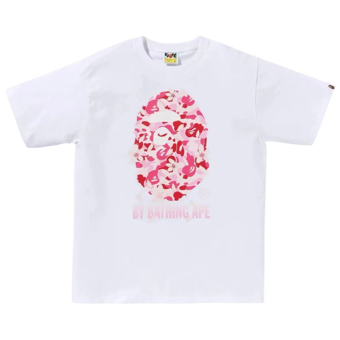BAPE ABC Sakura Camo By Bathing Ape Tee SS26 White - AFewVibe