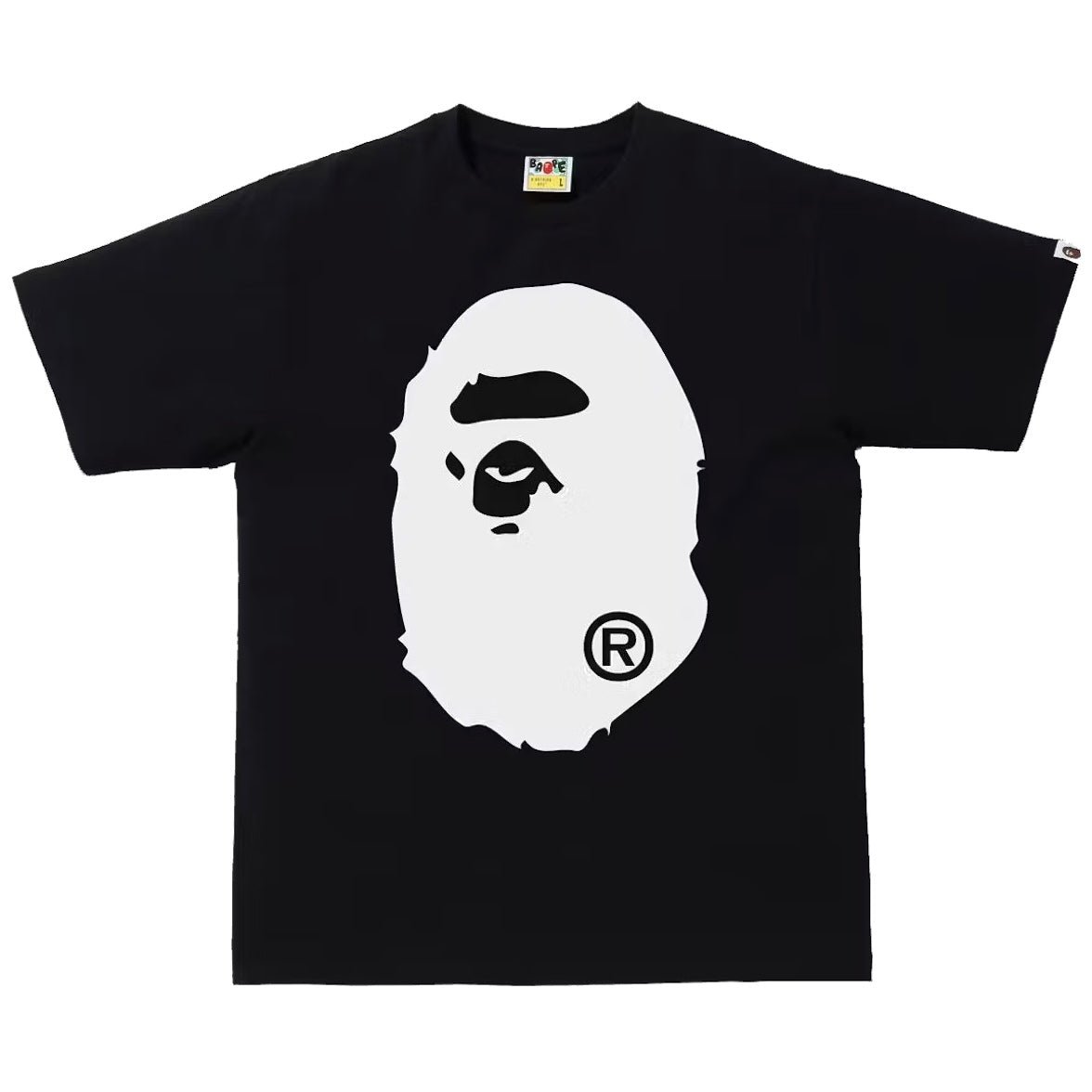 Bape Bicolor Big Ape Head Tee Black – AFewVibe