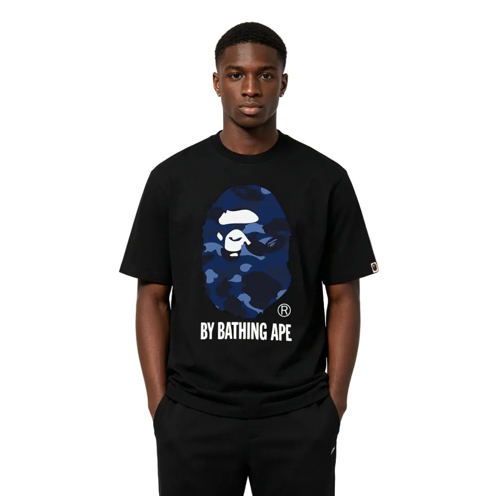 BAPE Color Camo By Bathing Ape Tee FW22 Black Navy - AFewVibe