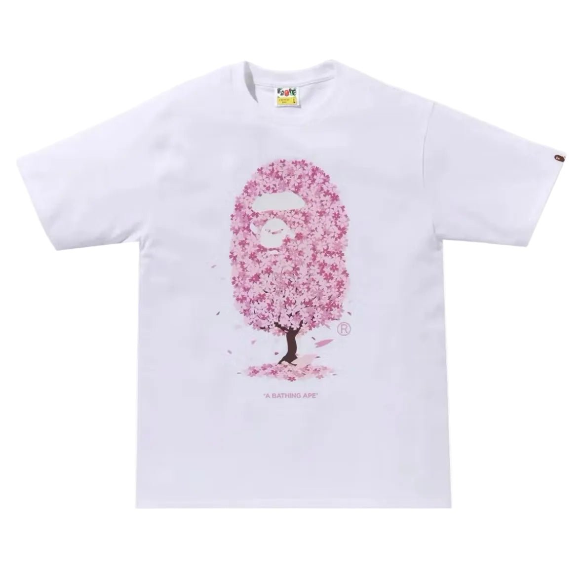 BAPE Sakura Tee SS24 White - AFewVibe