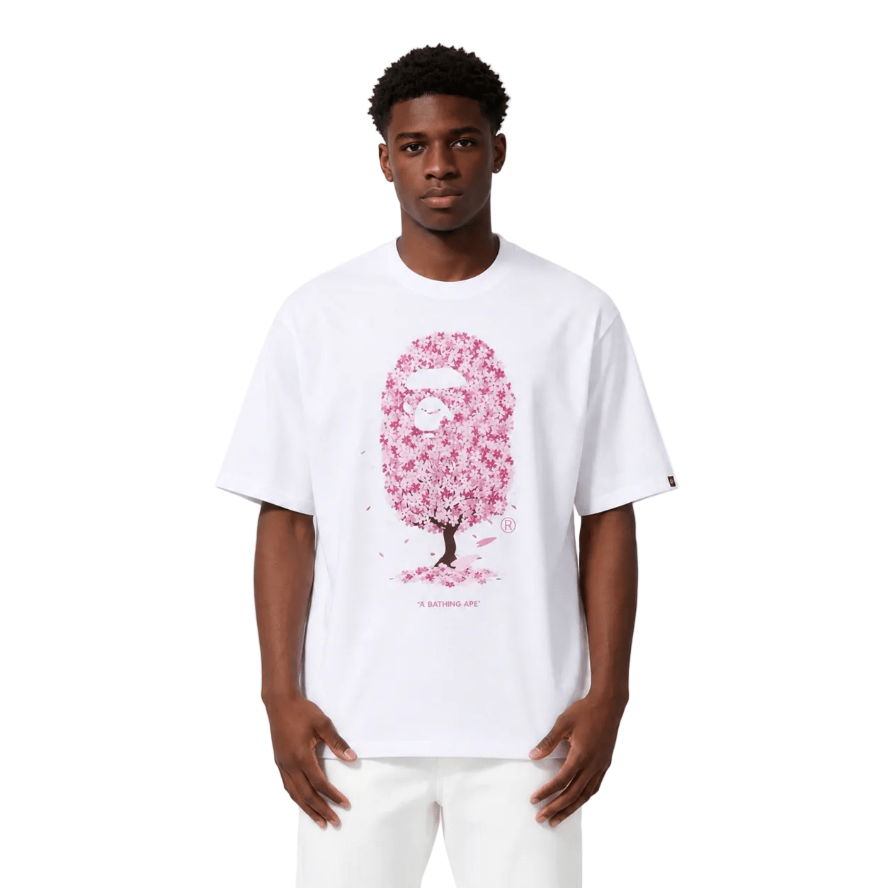 BAPE Sakura Tee SS24 White - AFewVibe