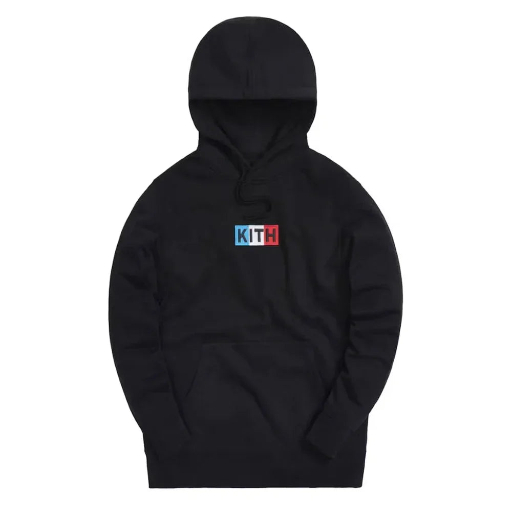Kith Paris Classic Logo Hoodie Black
