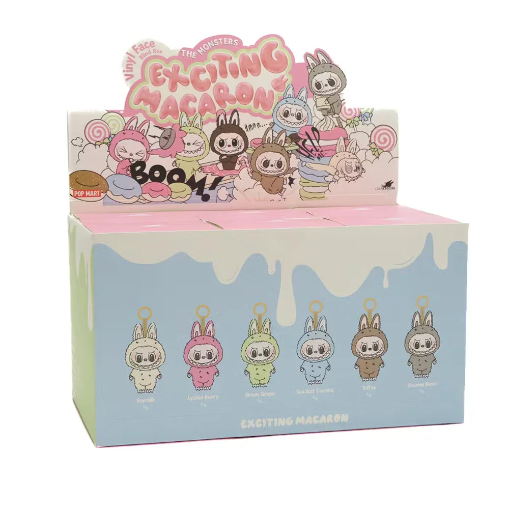 Pop Mart Labubu The Monsters Exciting Macaron Vinyl Face Sealed Case - AFV Clothes