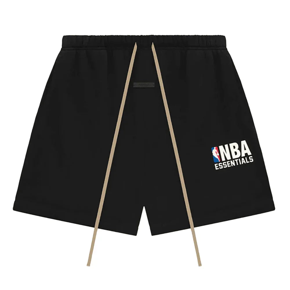 Fear of God Essentials x NBA Sweatshorts Black - AFV Clothes