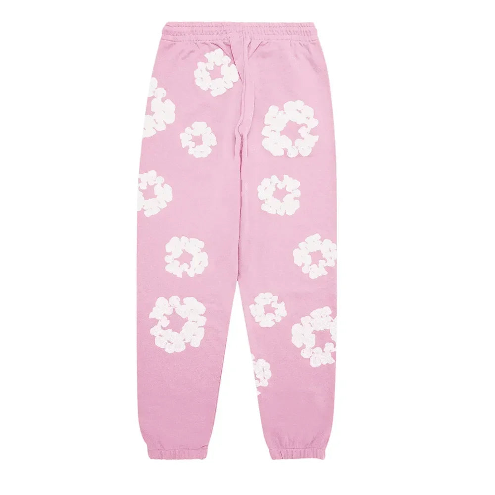 Denim Tears The Cotton Wreath Sweatpants Pink - AFV Clothes