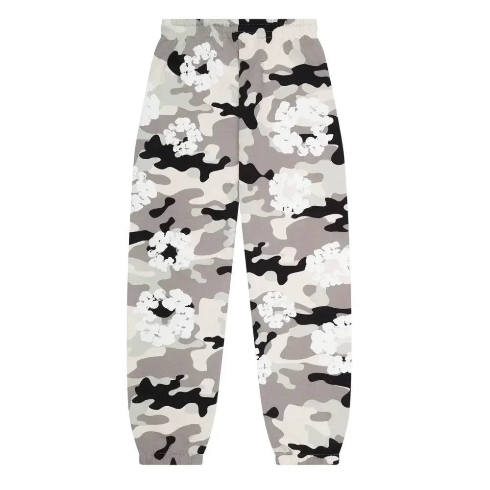 Denim Tears The Cotton Wreath Sweatpant White Camo - AFV Clothes