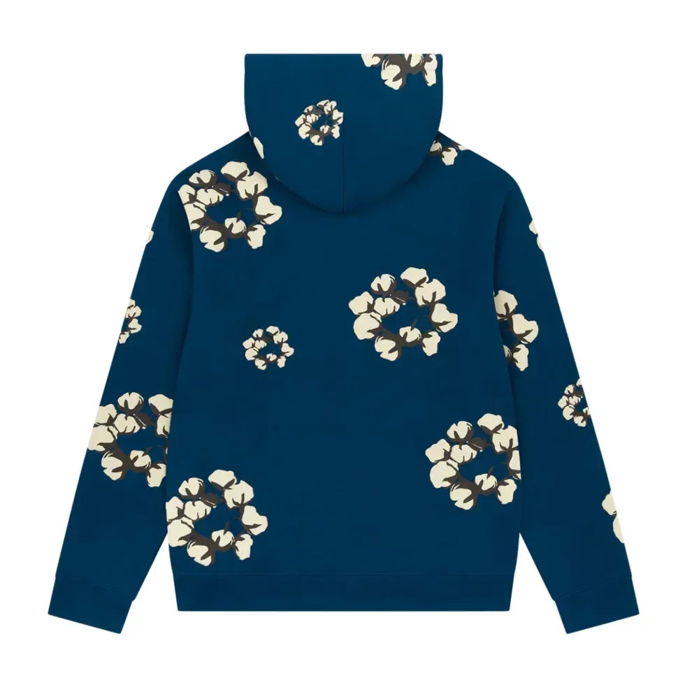 Denim Tears xCPFM Cactus Tears Wreath Hoodie Navy - AFV Clothes