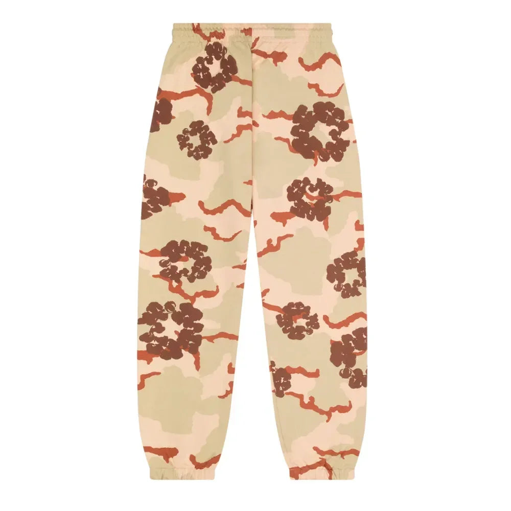 Denim Tears The Cotton Wreath Sweatpant Tan Camo - AFV Clothes