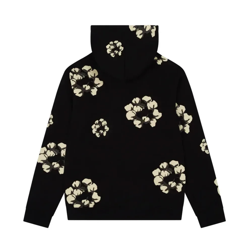 Denim Tears x CPFM Cactus Tears Wreath Hoodie Black - AFV Clothes
