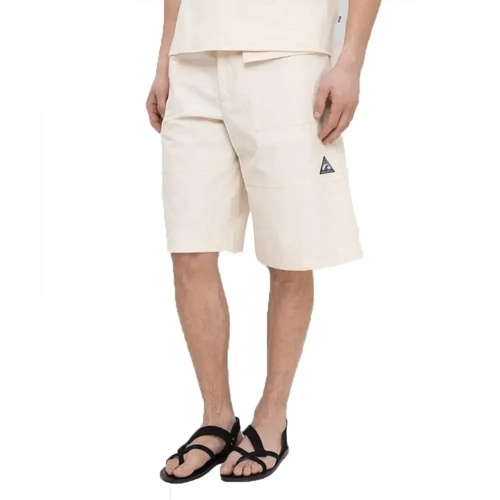 Jil Sander Patch Logo Cargo Shorts Off White - AFV Clothes
