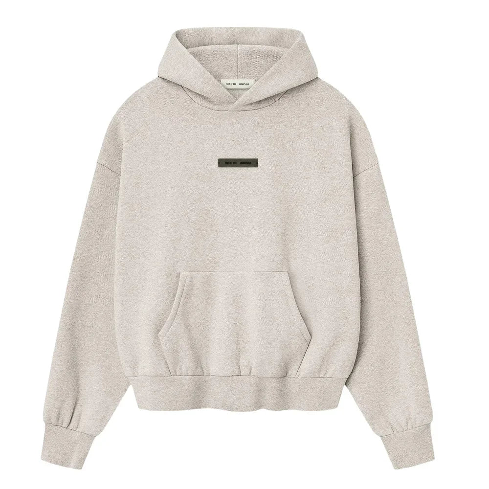 Fear of God Essentials Classic Hoodie Heather Stone