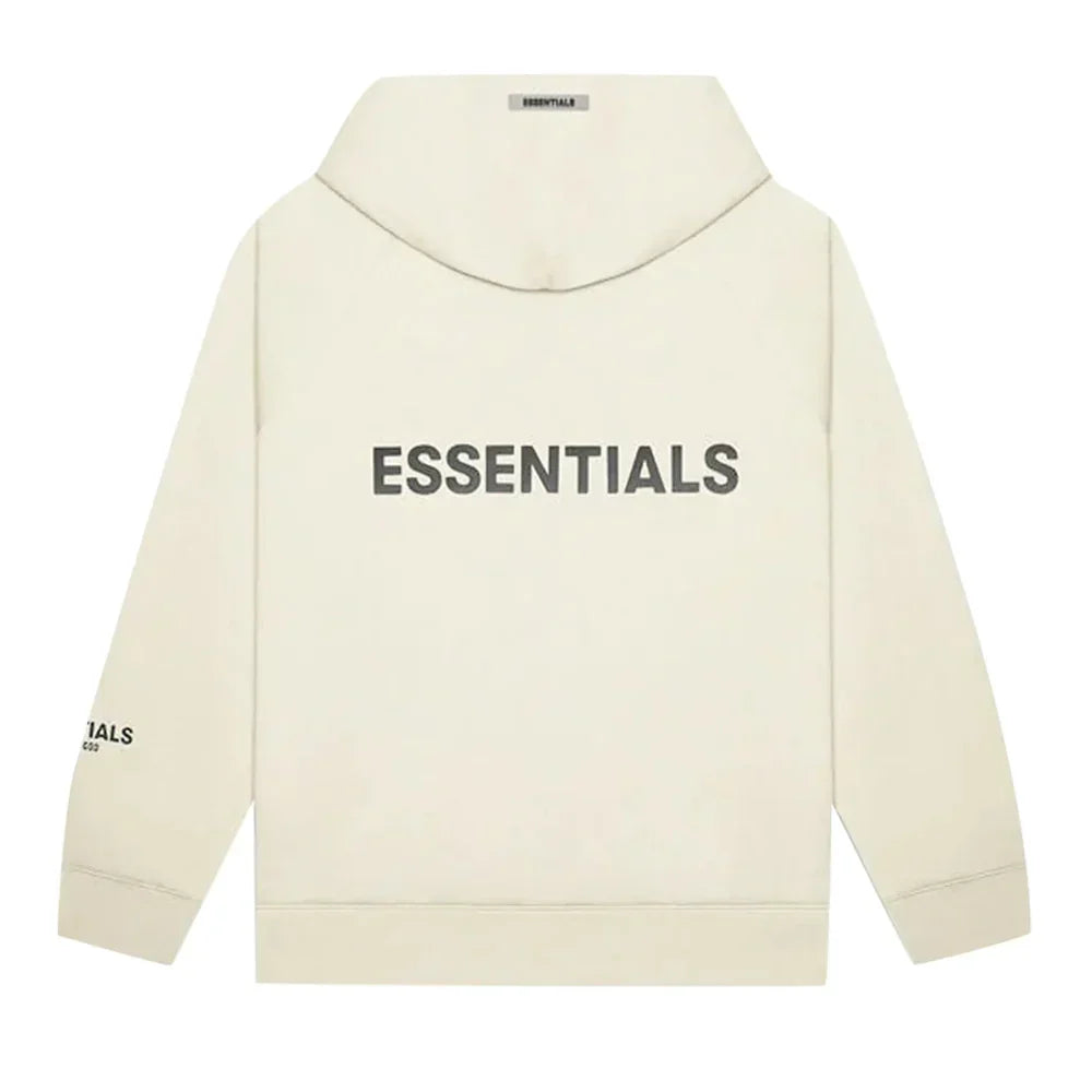 Fear of God Essentials Full Zip Hoodie Cream