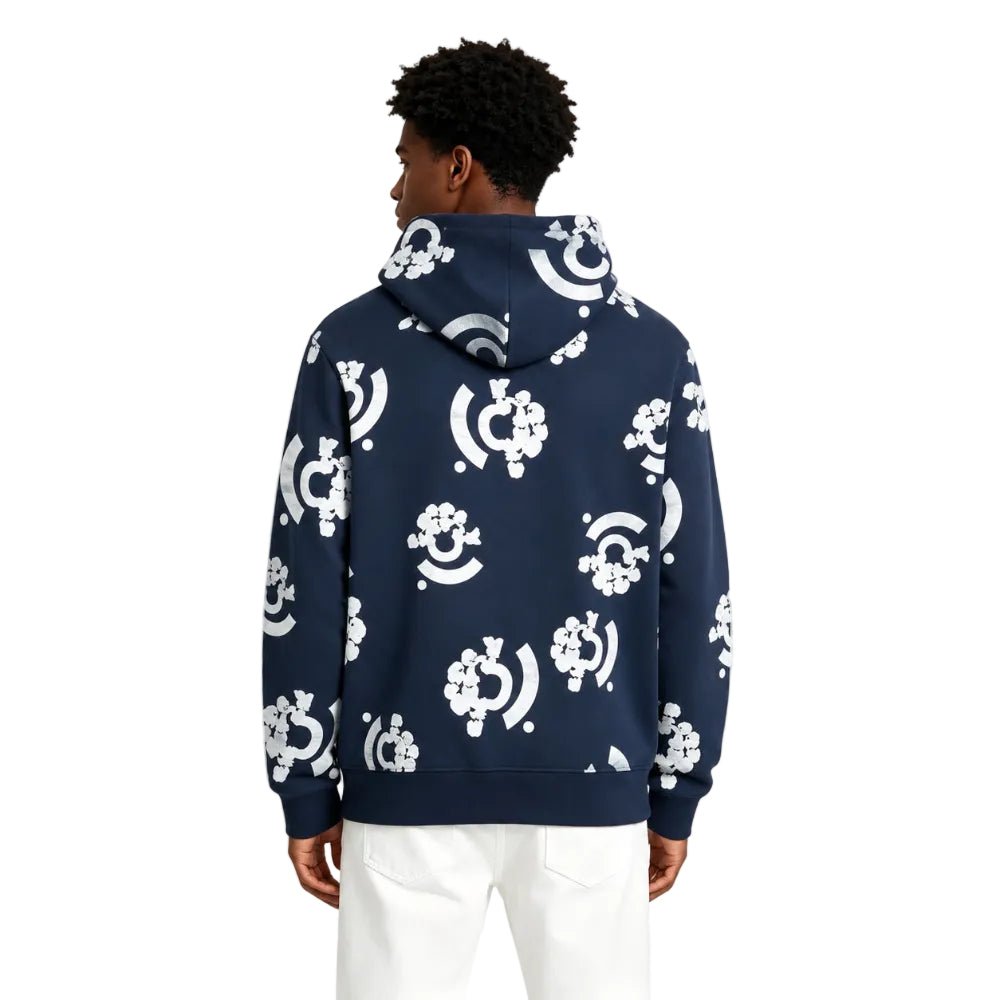 Denim Tears Bstroy Tears Zip Hoodie Blue - AFewVibe