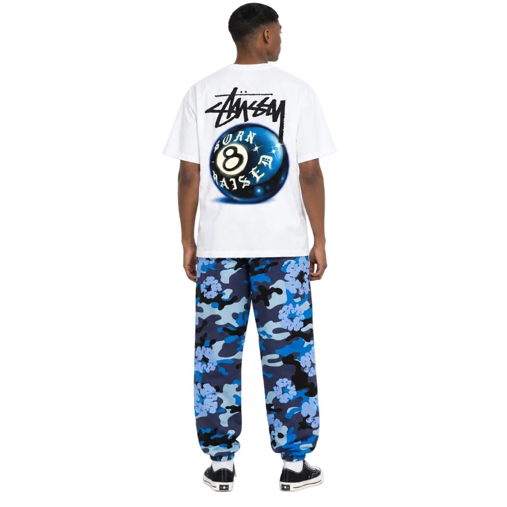 Denim Tears The Cotton Wreath Sweatpant Blue Camo - AFewVibe