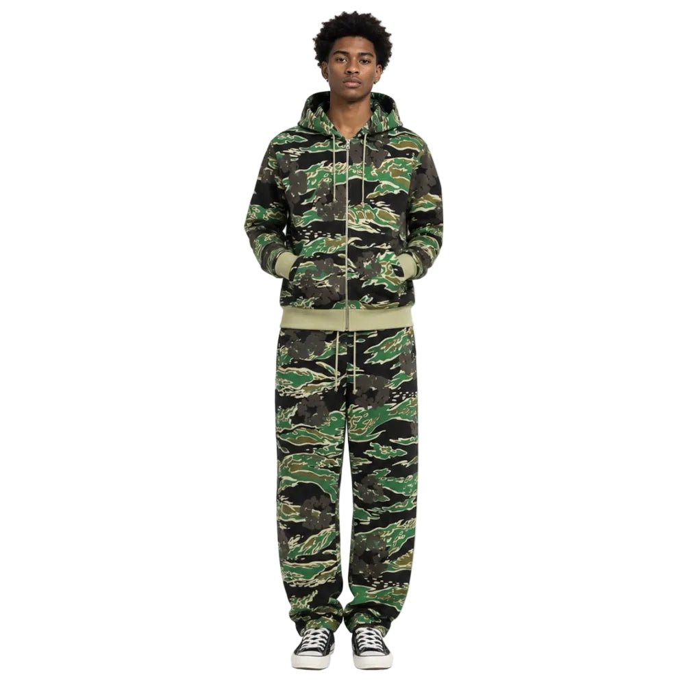 Denim Tears The Cotton Wreath Sweatpant Green Camo - AFewVibe