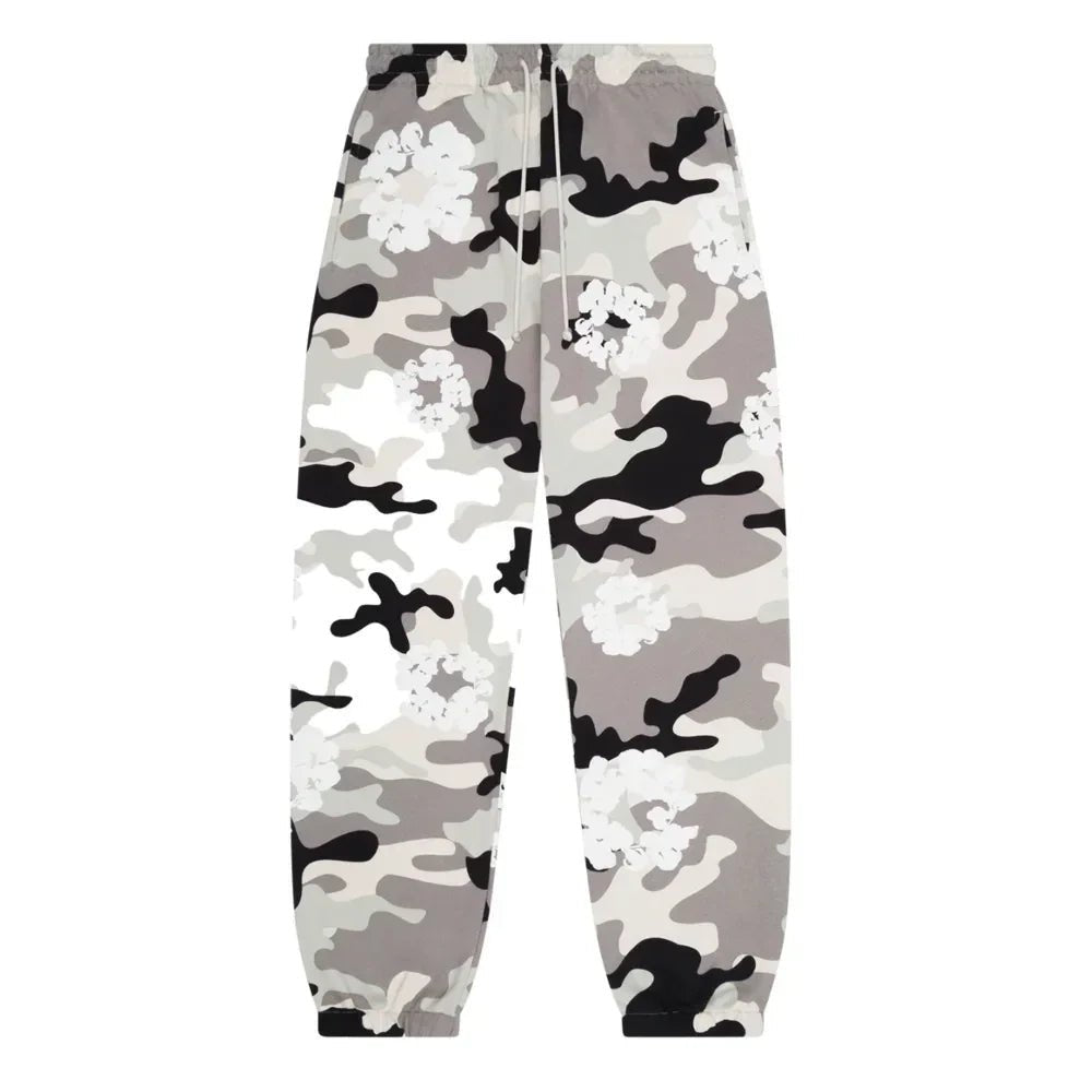 Denim Tears The Cotton Wreath Sweatpant White Camo - Afewvibe