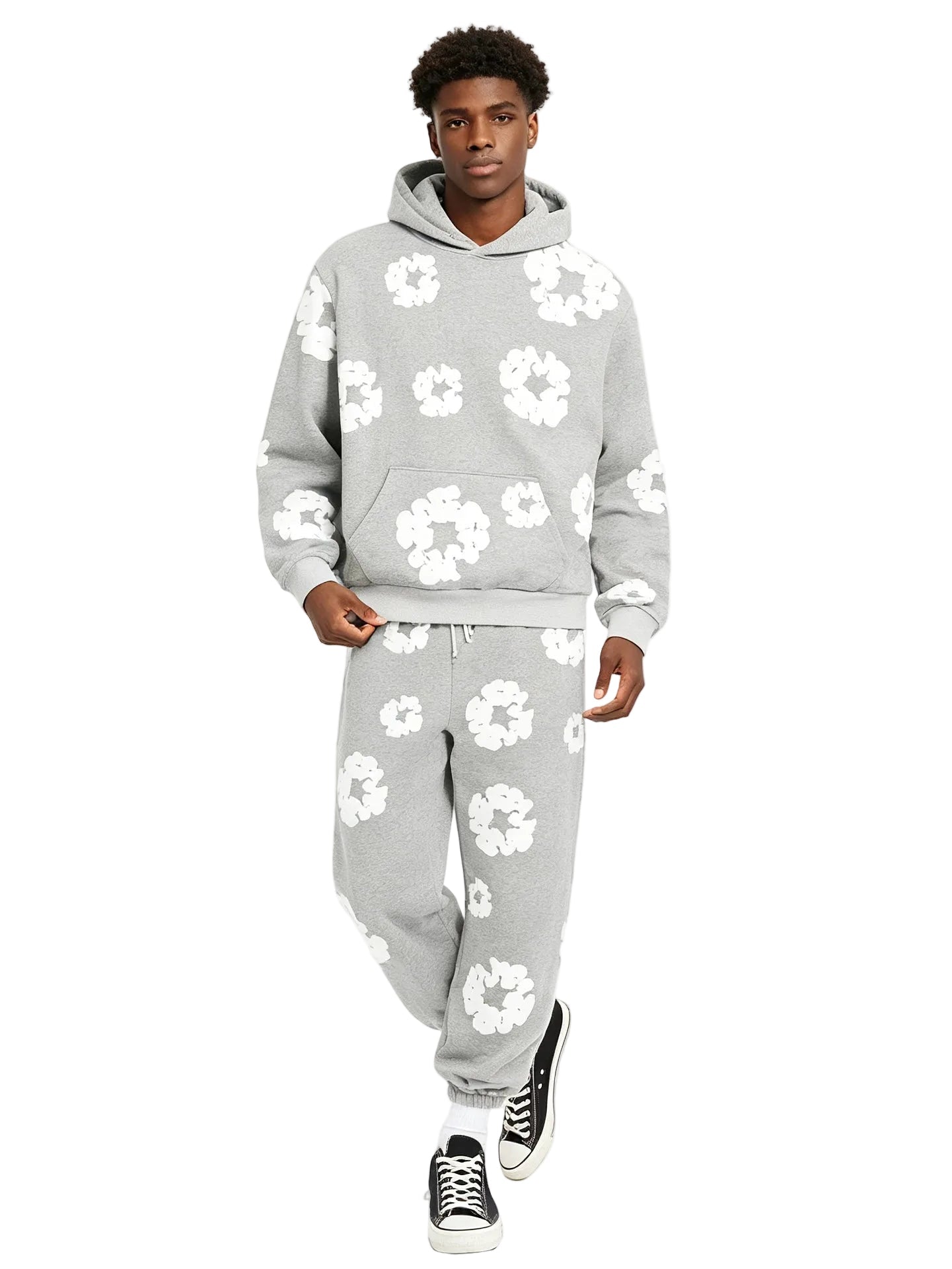 Denim Tears The Cottonwreath Sweatpants Grey - AFewVibe