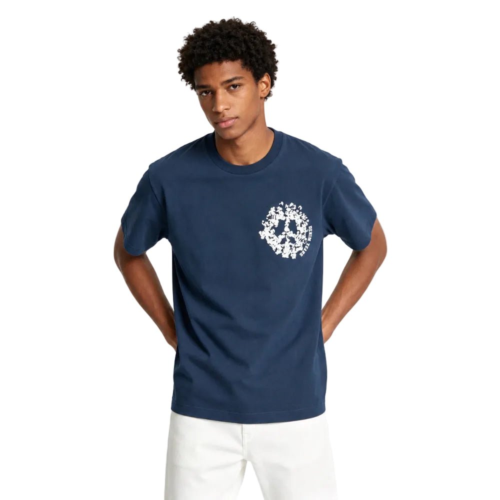 Denim Tears University Tee Navy - AFewVibe