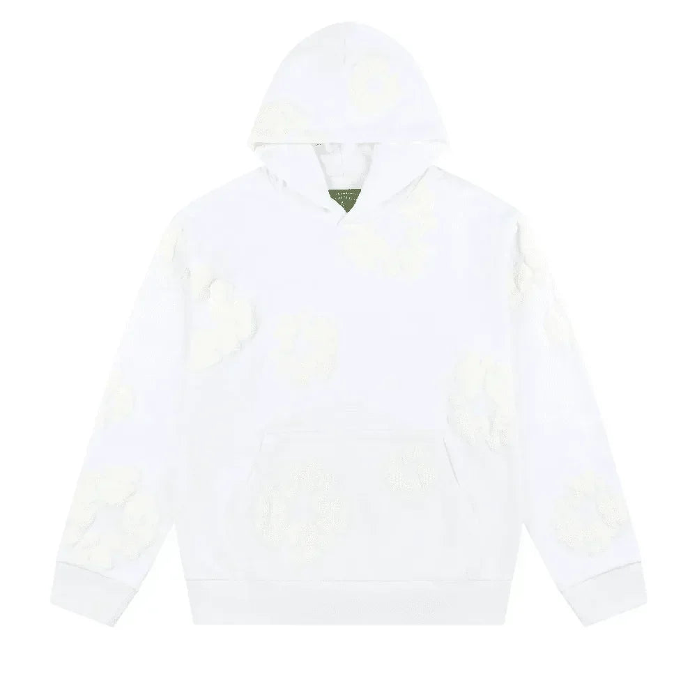 Denim Tears Mono Cotton Wreath Sweatshirt White - AFV Clothes