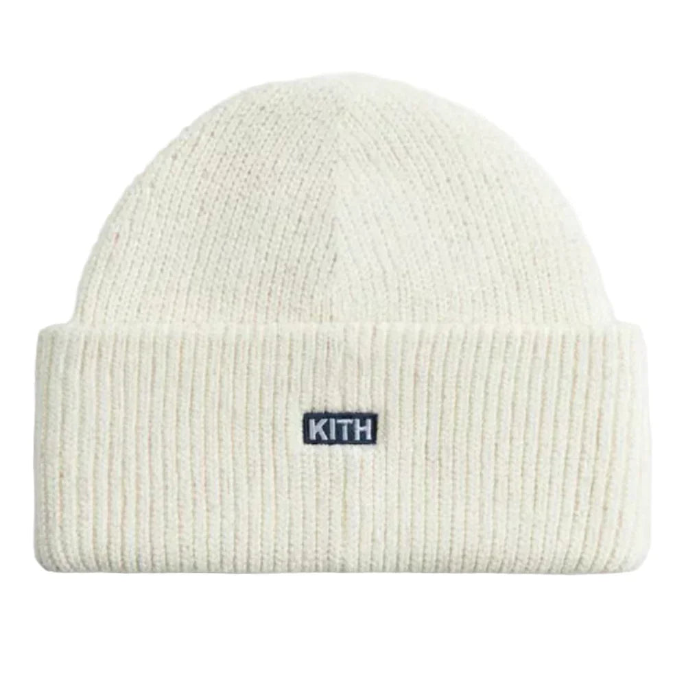 Kith Classic Beanie White