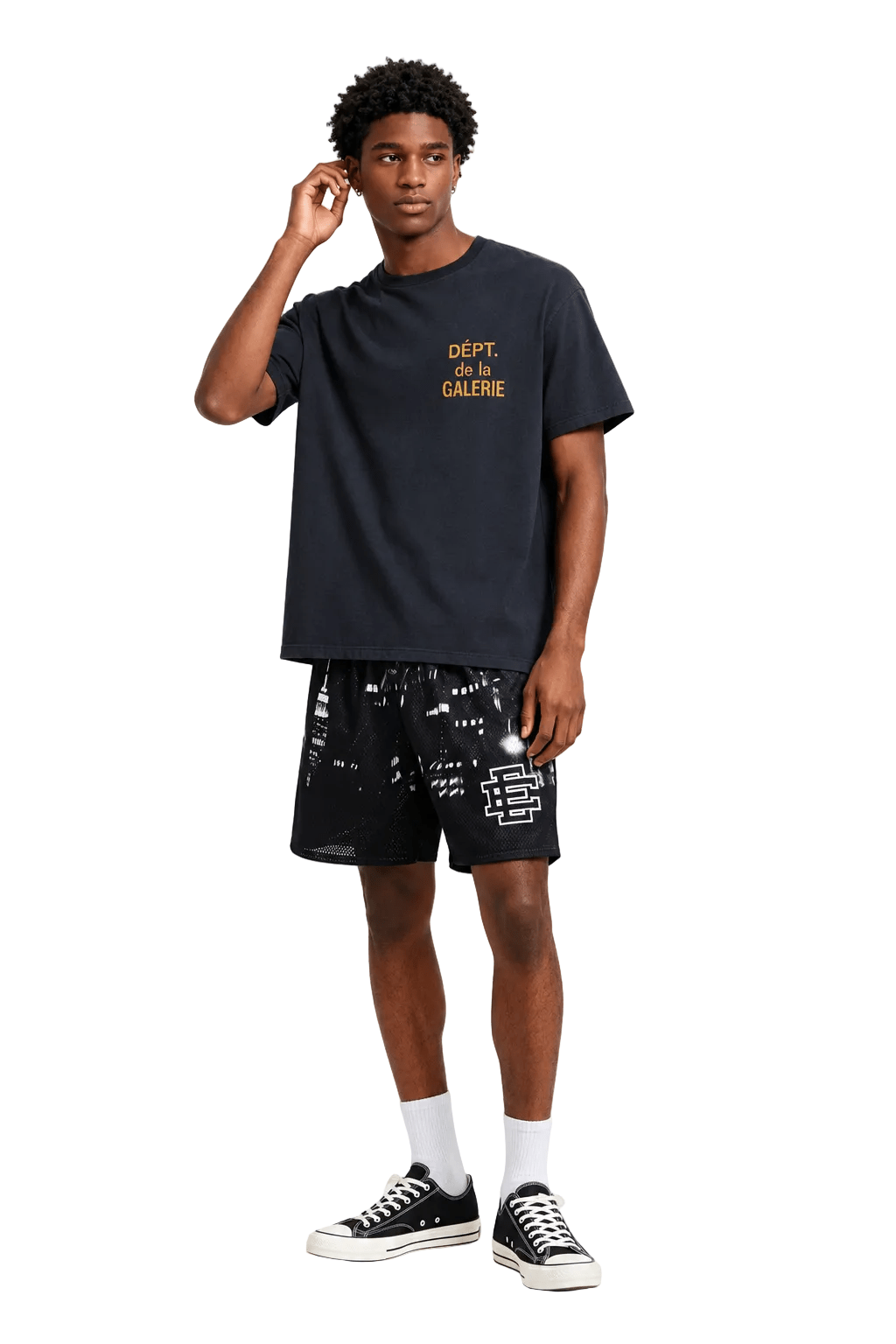 Eric Emanuel EE Basic Core Short Black Skyline - AFewVibe