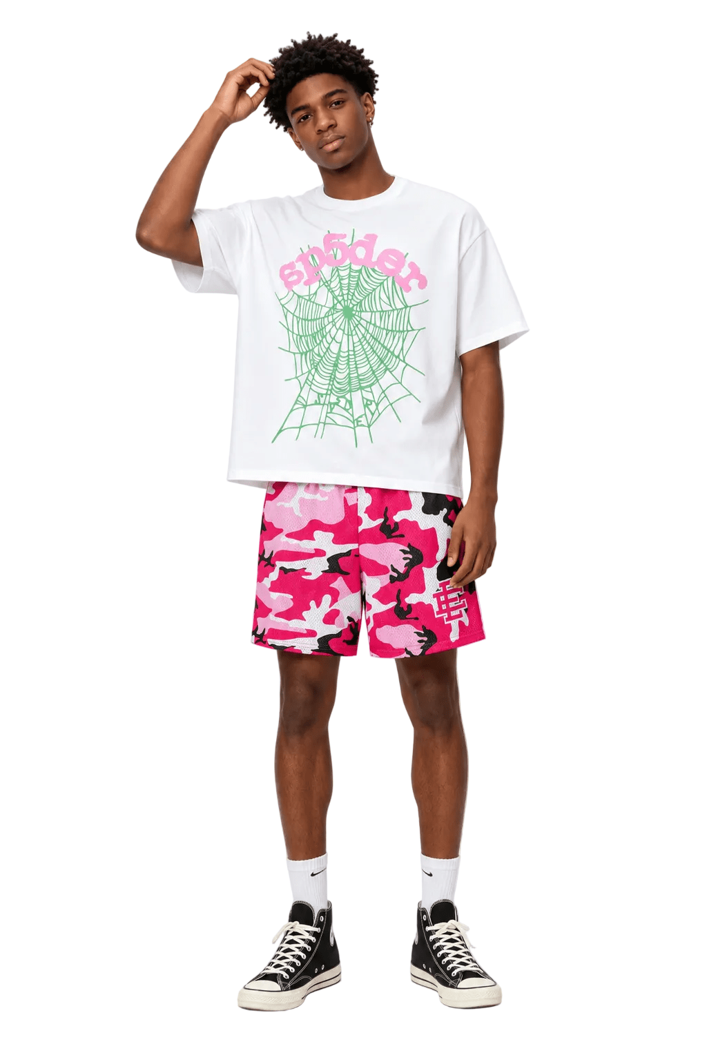 Eric Emanuel EE Basic Core Short Pink Black Camo - AFewVibe