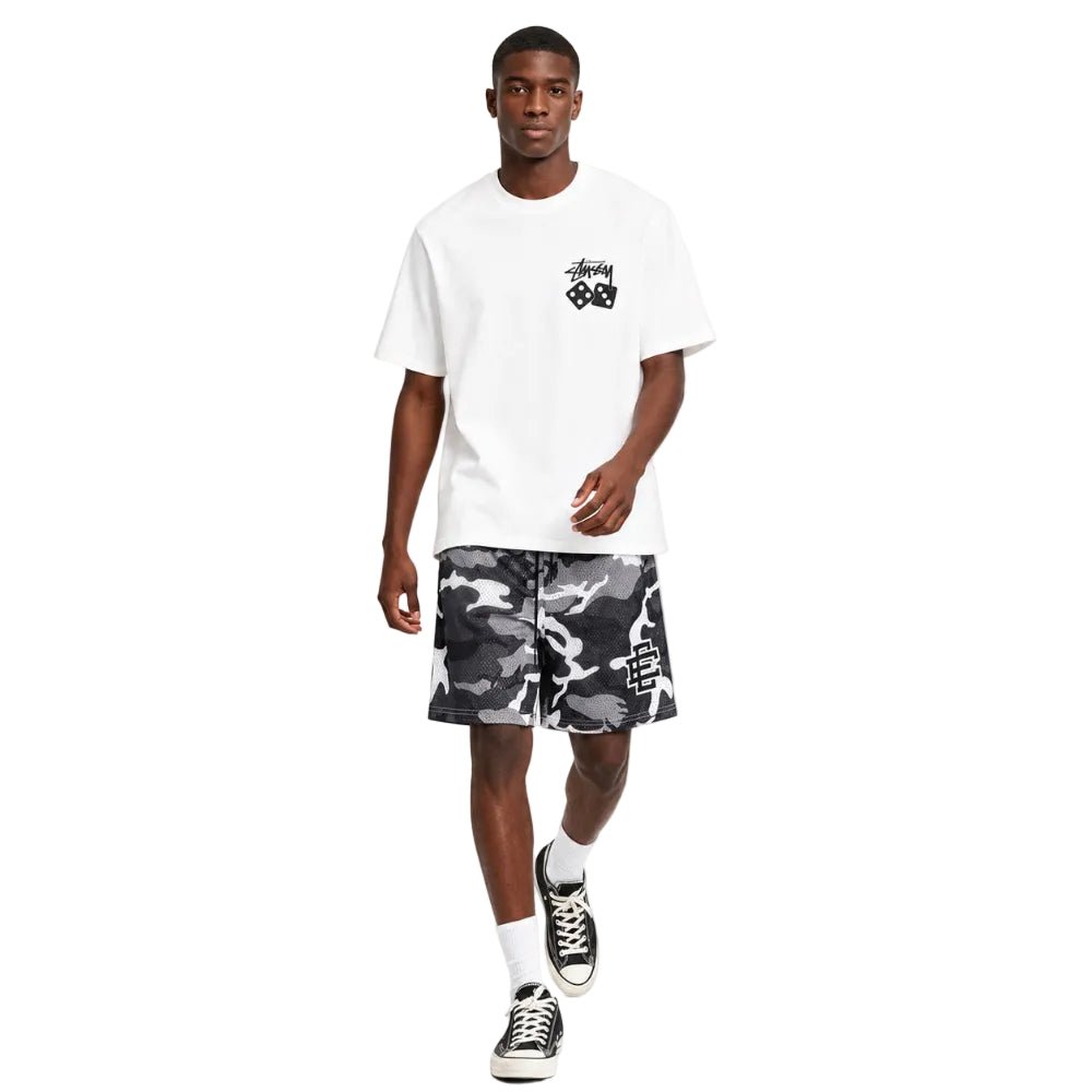 Eric Emanuel EE Basic Short White Black Camo - AFewVibe