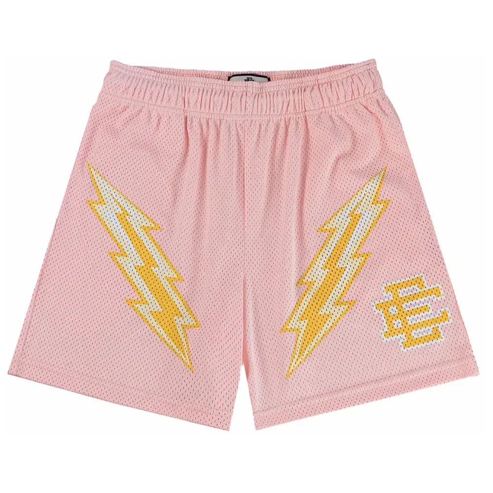 Eric Emanuel EE Short Rose Quartz Yellow Bolt – AFewVibe
