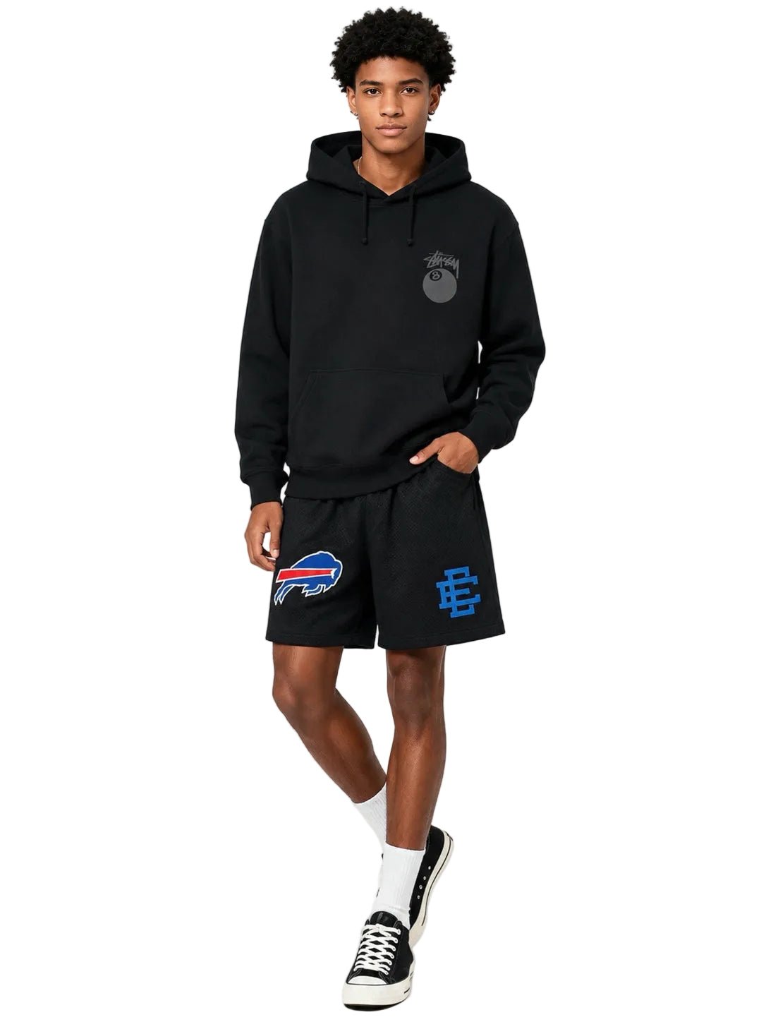 Eric Emanuel x NFL EE Basic Core Buffalo Bills Short Black - AFewVibe