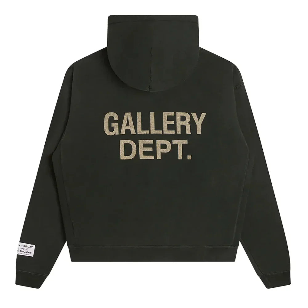 Gallery Dept. 90s GD Logo Hoodie Vintage Black