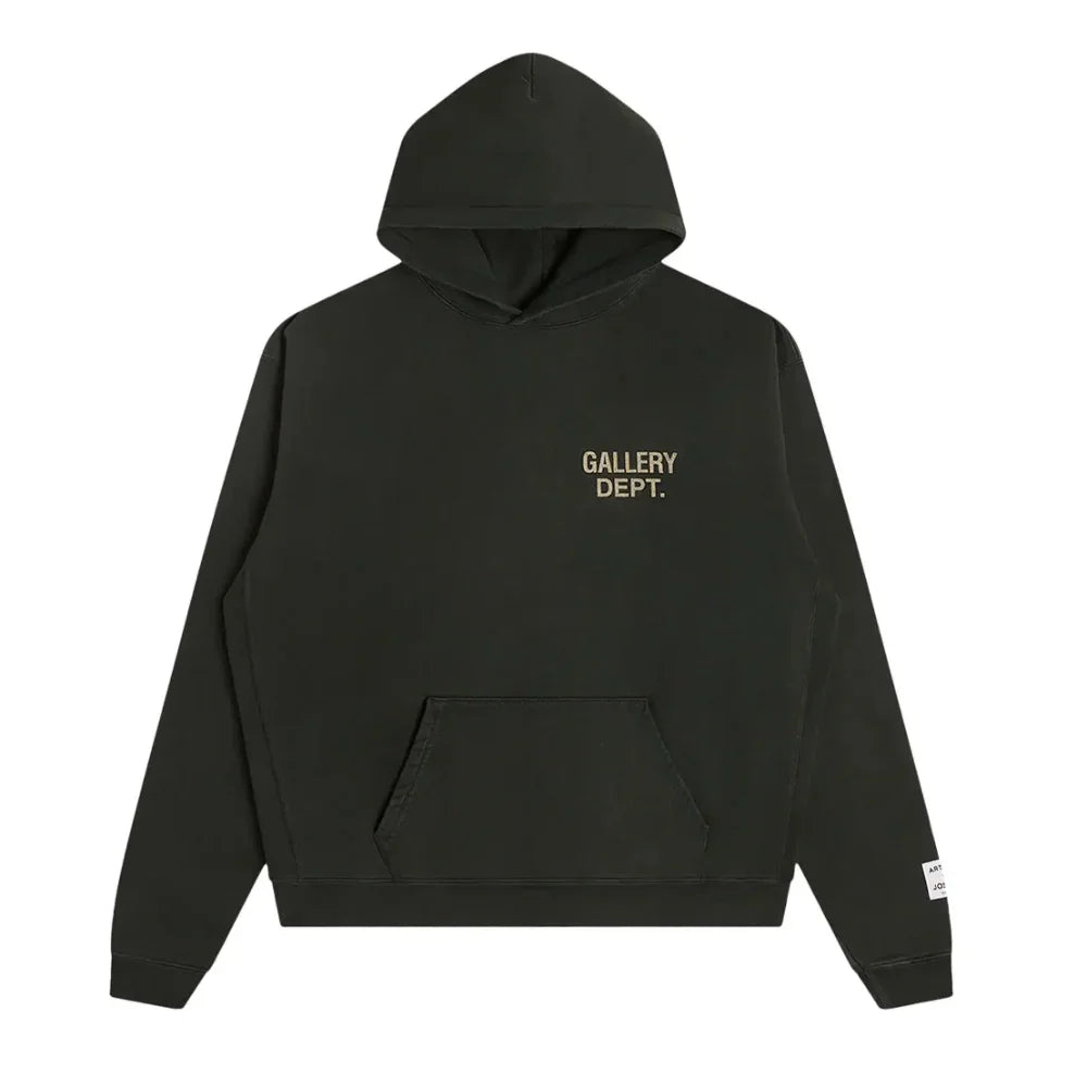 Gallery Dept. 90s GD Logo Hoodie Vintage Black