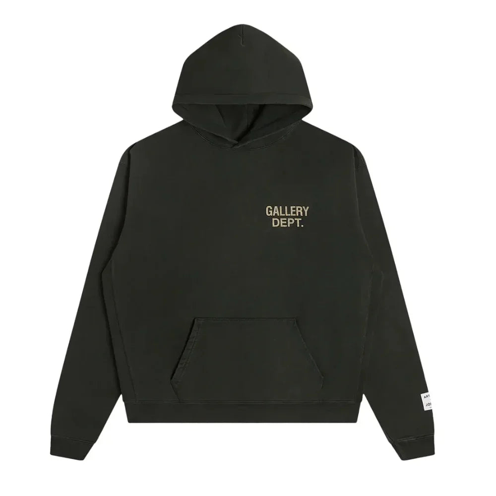 Gallery Dept. 90s GD Logo Hoodie Vintage Black