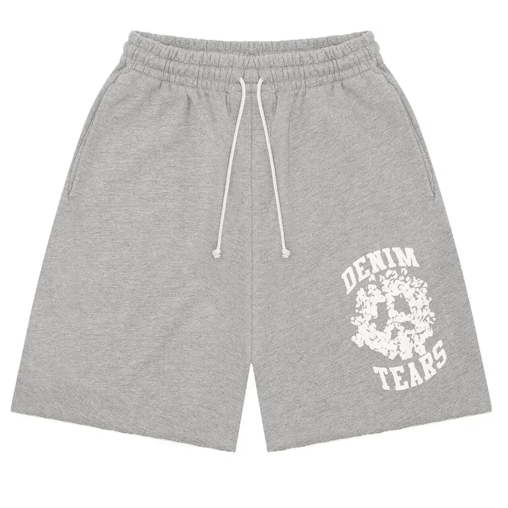 Denim Tears University Shorts Grey - AFV Clothes