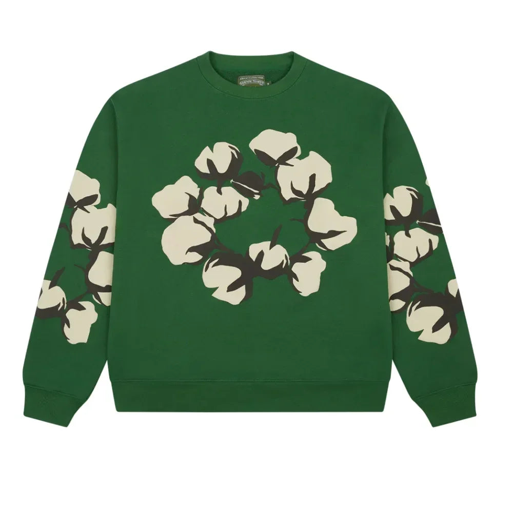 Denim Tears xCPFM Cactus Tears Crewneck Green - AFV Clothes