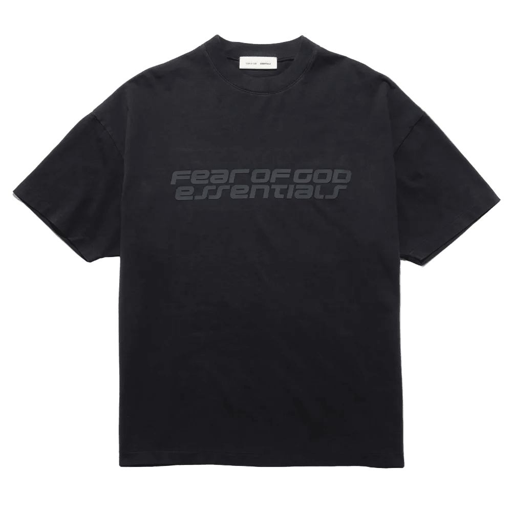 Fear of God Essentials 90s Short Sleeve Tee Vintage Black - Afewvibe