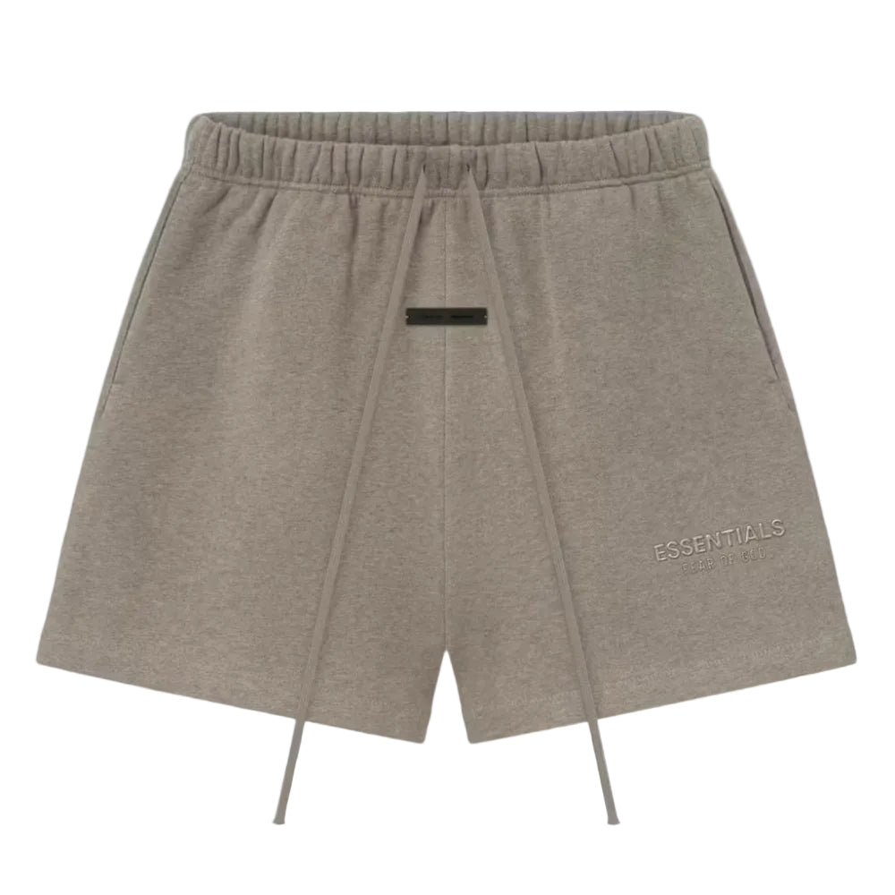 Fear of God Essentials Classic Fleece Sweatshort Homestead Heather - Afewvibe