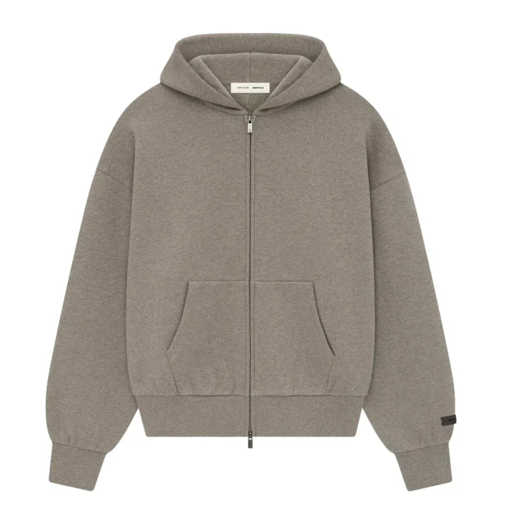 Fear of God Essentials Classic Full Zip-Up Hoodie Homestead