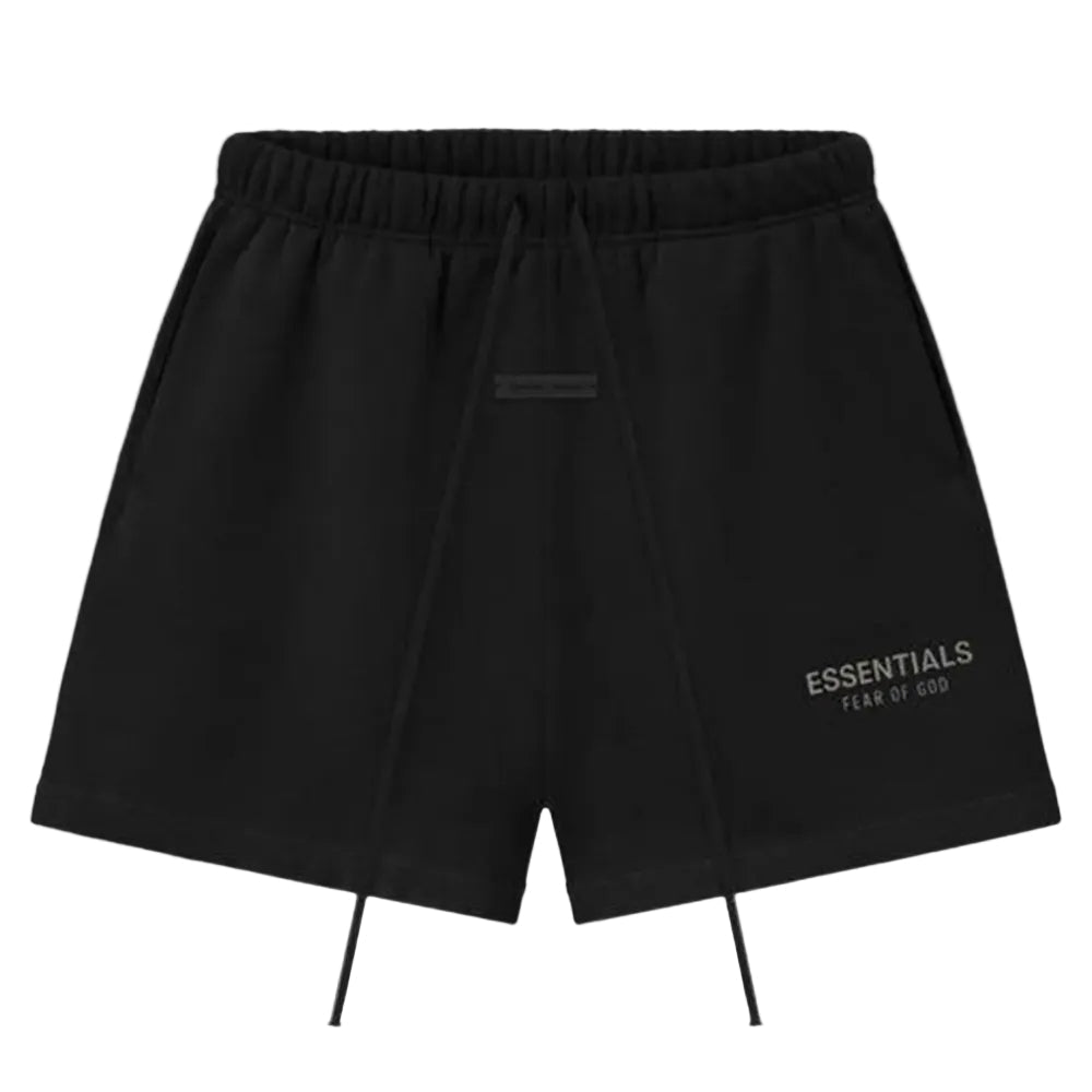 Fear of God Essentials Classic Sweatshorts Jet Black - Afewvibe
